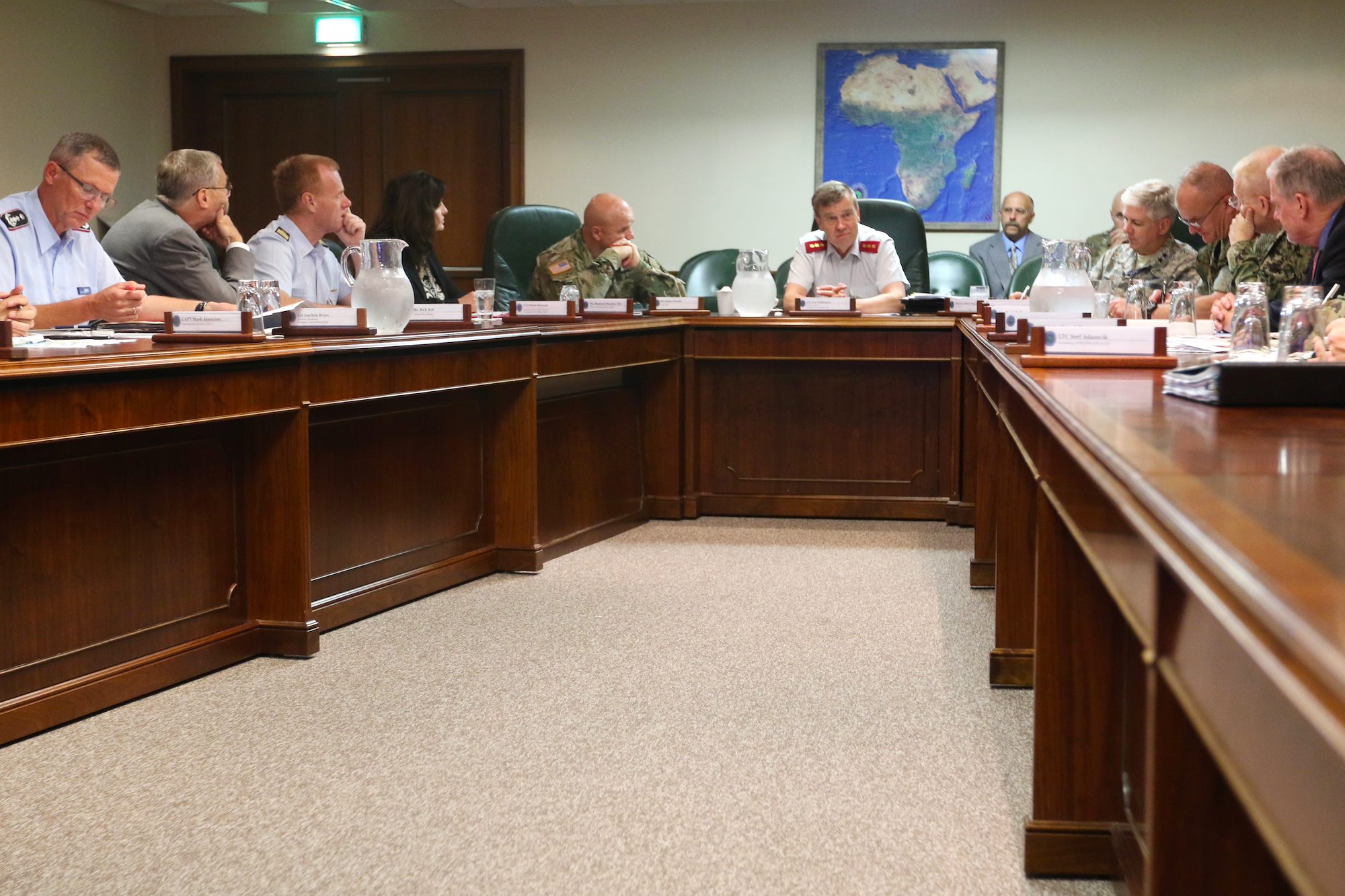 European Union Director of Military Staff Visits AFRICOM