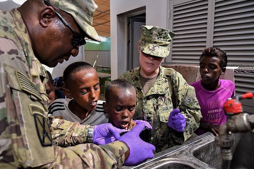  from CJTF-HOA Civil Affairs-led Team Provides  Disease Prevention Assistance in Djibouti