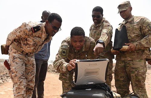 CJTF-HOA conducts Raven RQ-11 demo for Djiboutian Forces