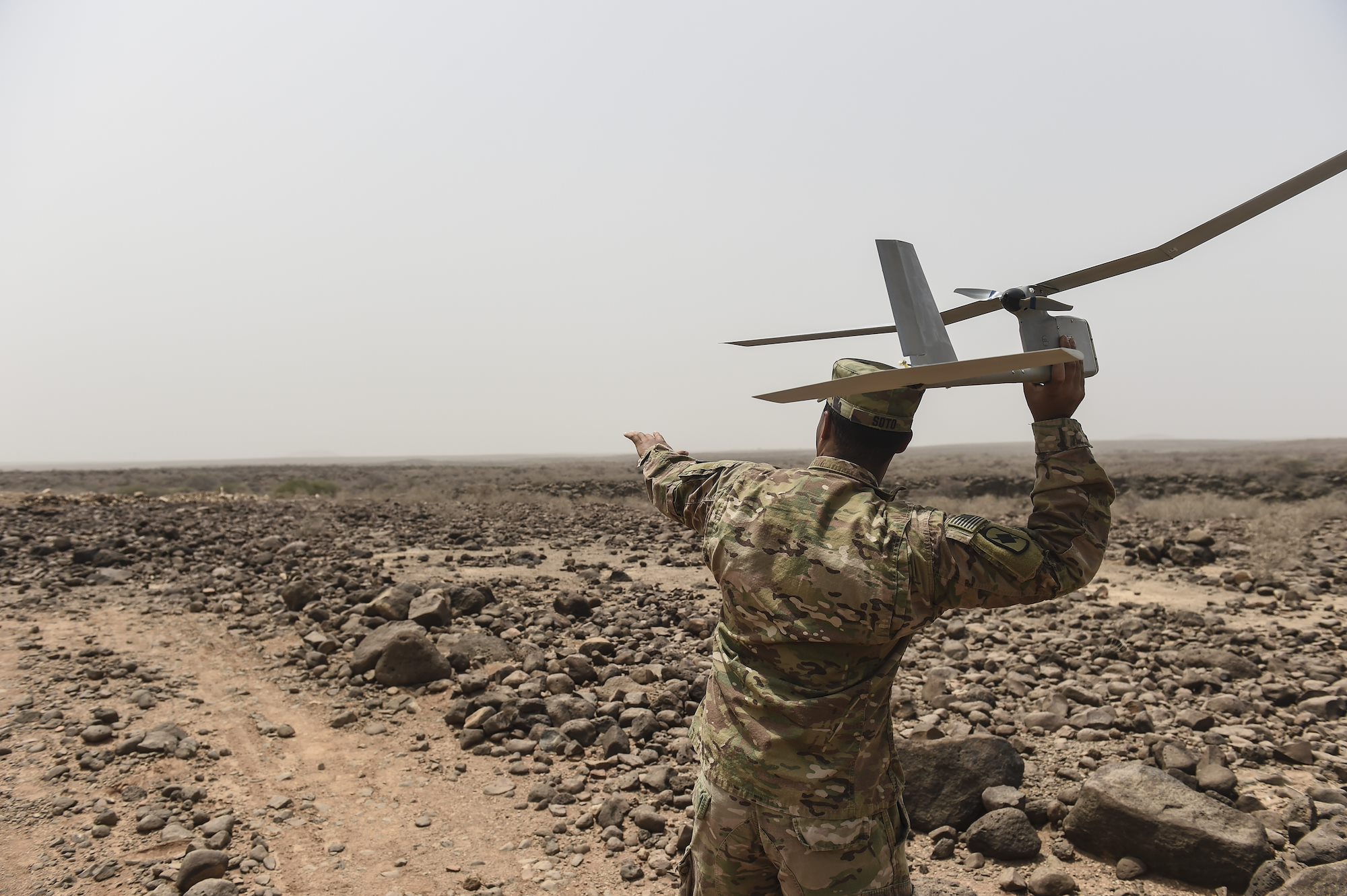 CJTF-HOA conducts Raven RQ-11 demo for Djiboutian Forces