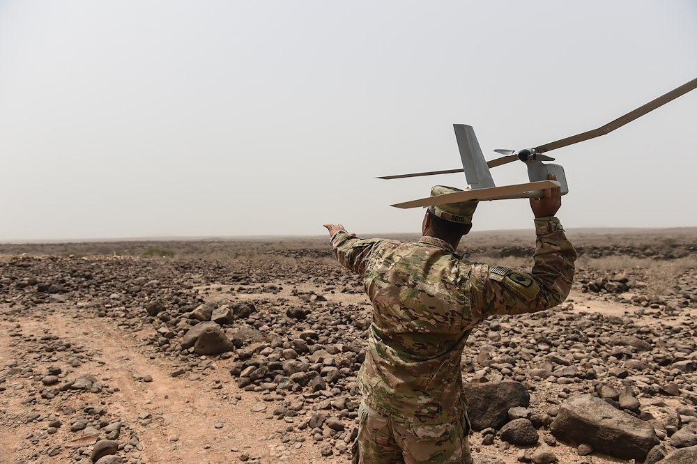 CJTF-HOA conducts Raven RQ-11 demo for Djiboutian Forces