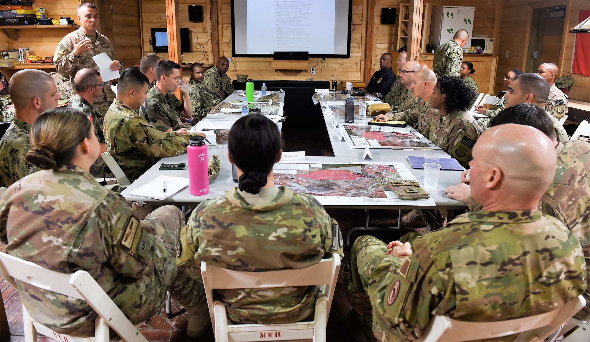 Camp Lemonnier personnel exercise mass casualty response procedure with French forces