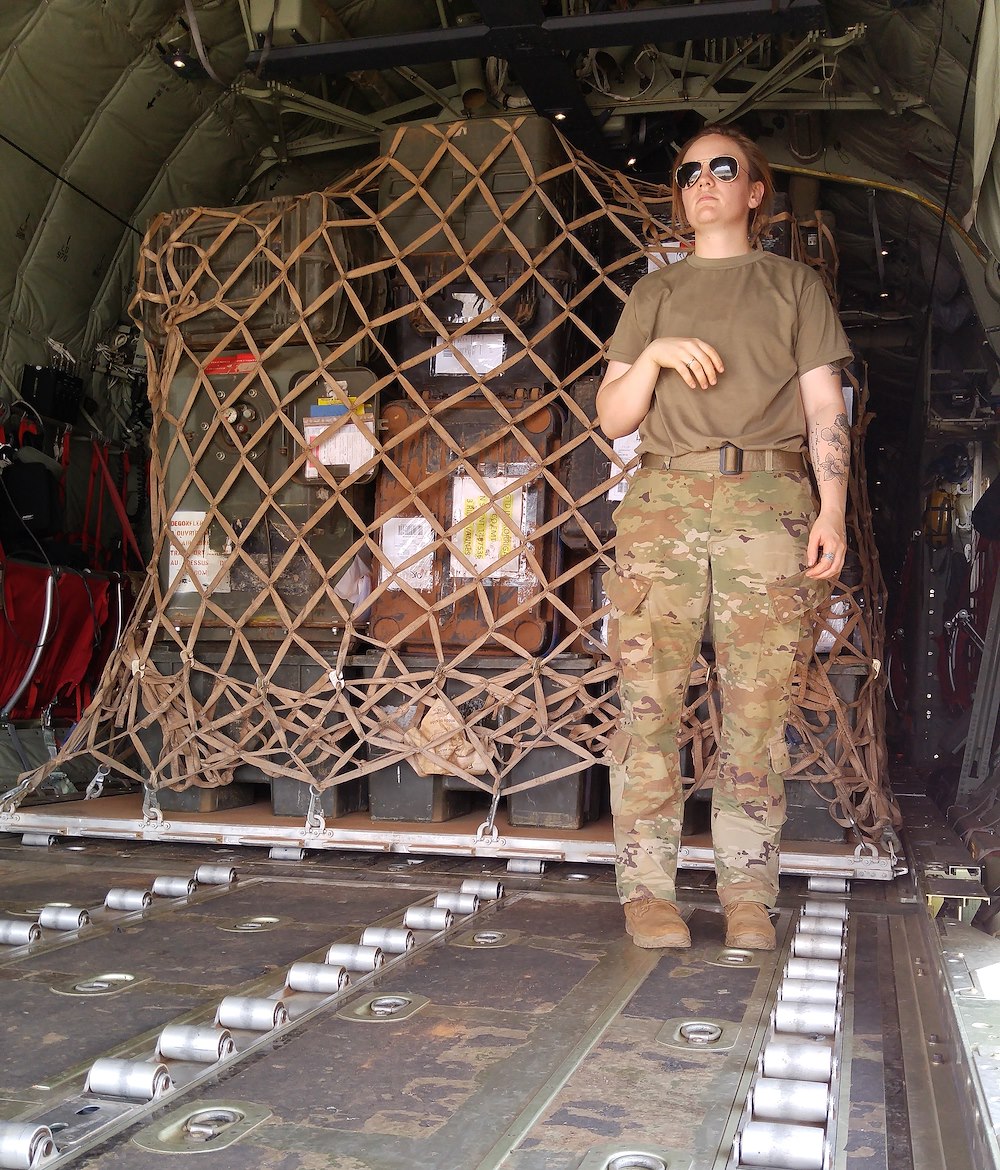 383rd Movement Control Team conducts joint inspections on cargo scheduled for Africa