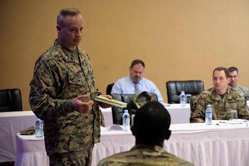 CJTF-HOA gathers for Defense Attaché conference in Uganda