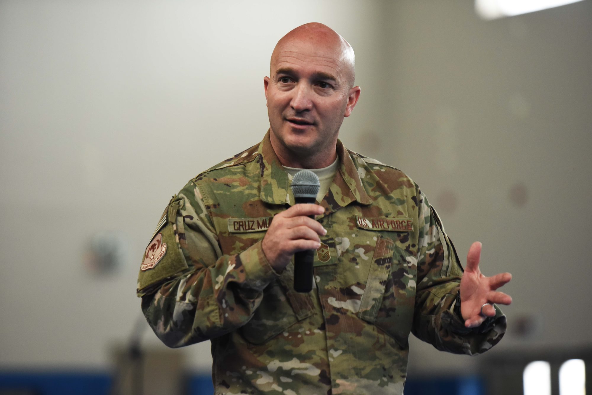 3rd Air Force commander and command chief visit AFAFRICA Airmen
