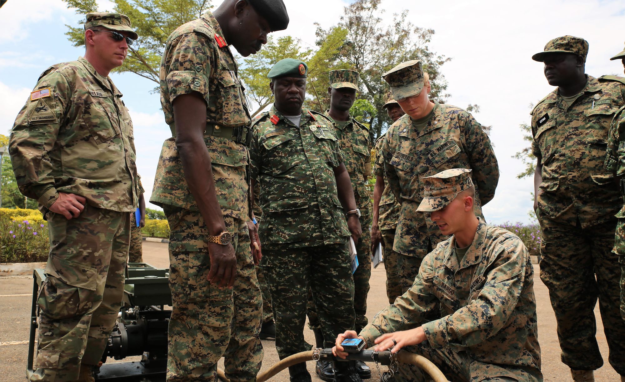 Promising future: SPMAGTF-CR-AF LCE Marines and Sailors concludes first phase of training UPDF soldiers