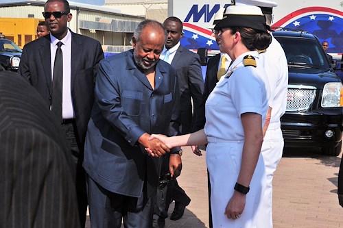 President of Djibouti visits Camp Lemonnier