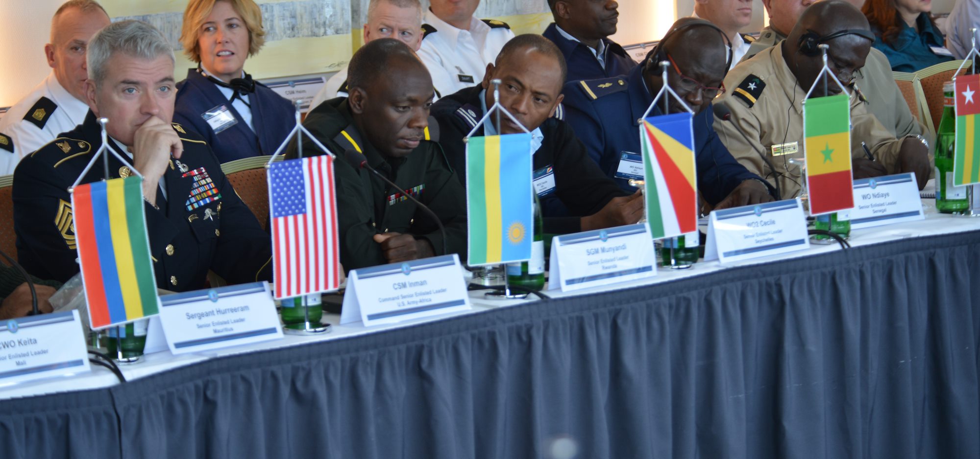 AFRICOM Holds Inaugural Africa Senior Enlisted Leader Conference
