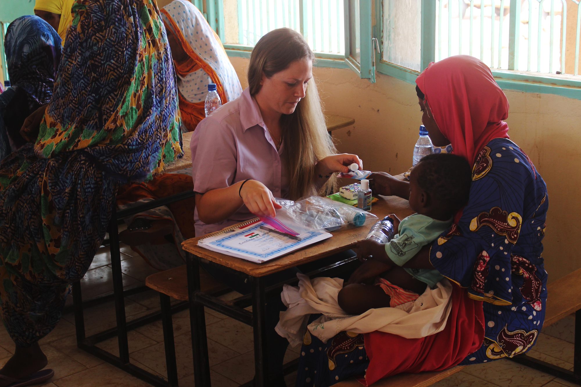 724th EABS medical team teaches hygiene class to local Women’s Association
