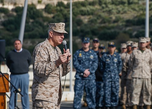 AFRICOM Commander Visits 15th MEU, USS San Diego