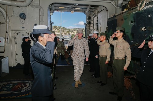AFRICOM Commander Visits 15th MEU, USS San Diego