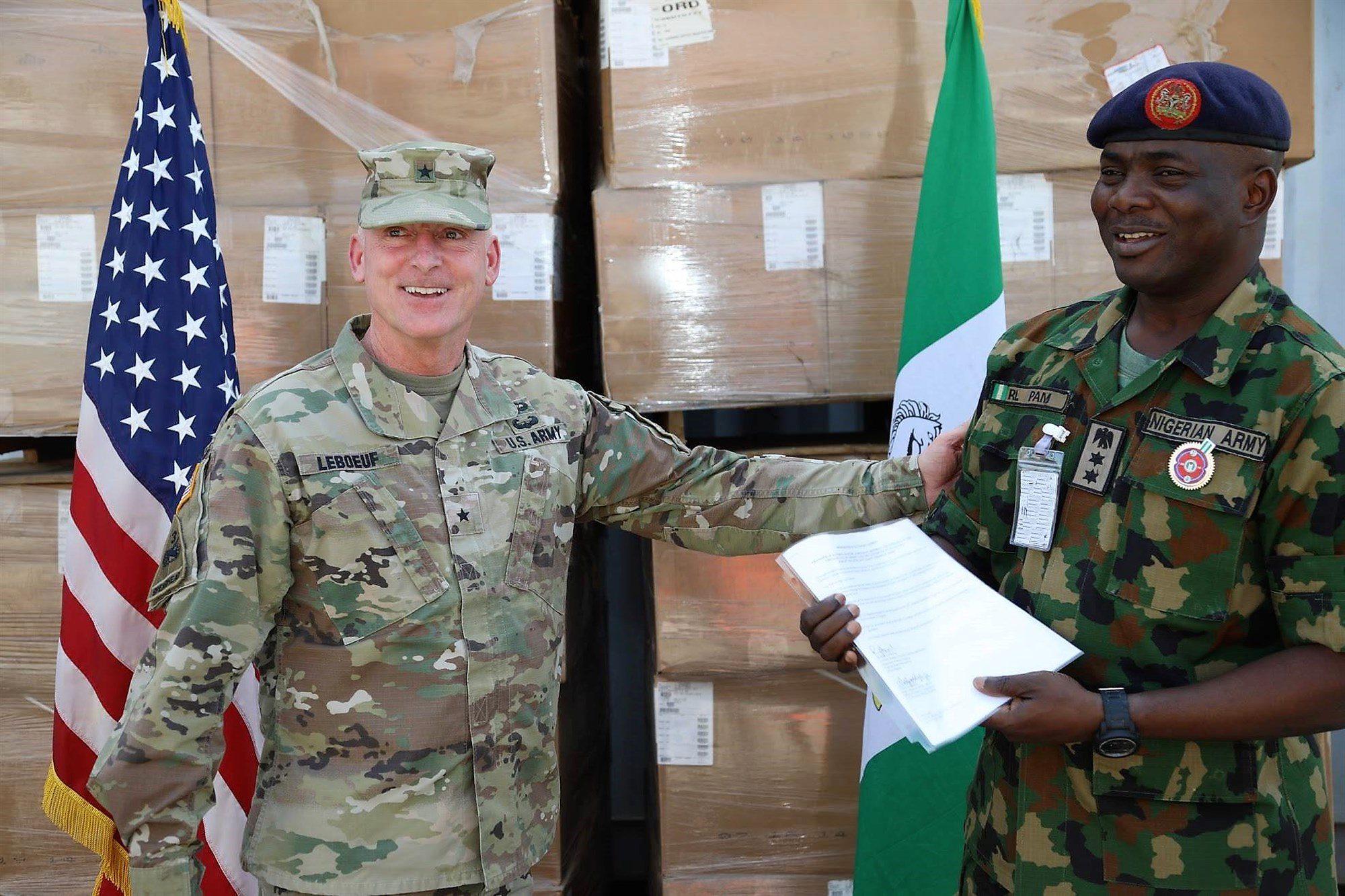 U.S. Army Africa Commander visits Nigeria, addresses inaugural War College class