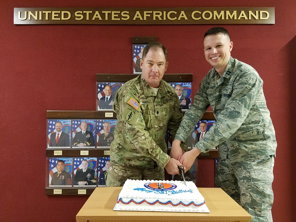 AFRICOM Celebrates National Guard Birthday