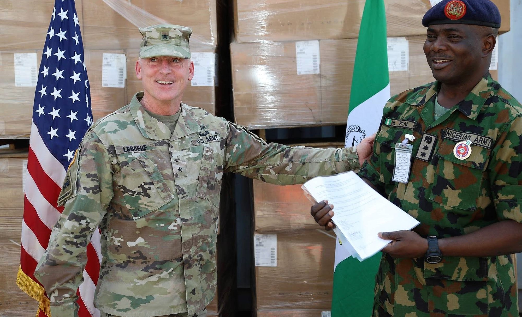 U.S. security assistance Soldiers partner with Nigerian army to combat terrorism