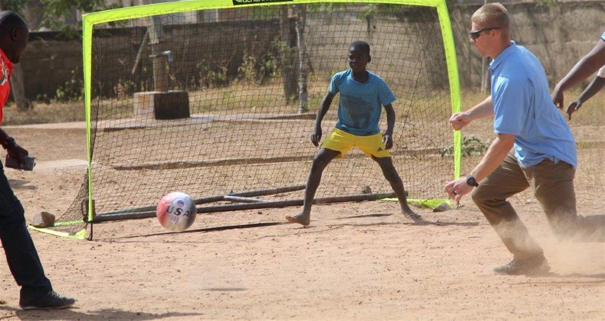 Task Force Darby aids boys in Cameroon