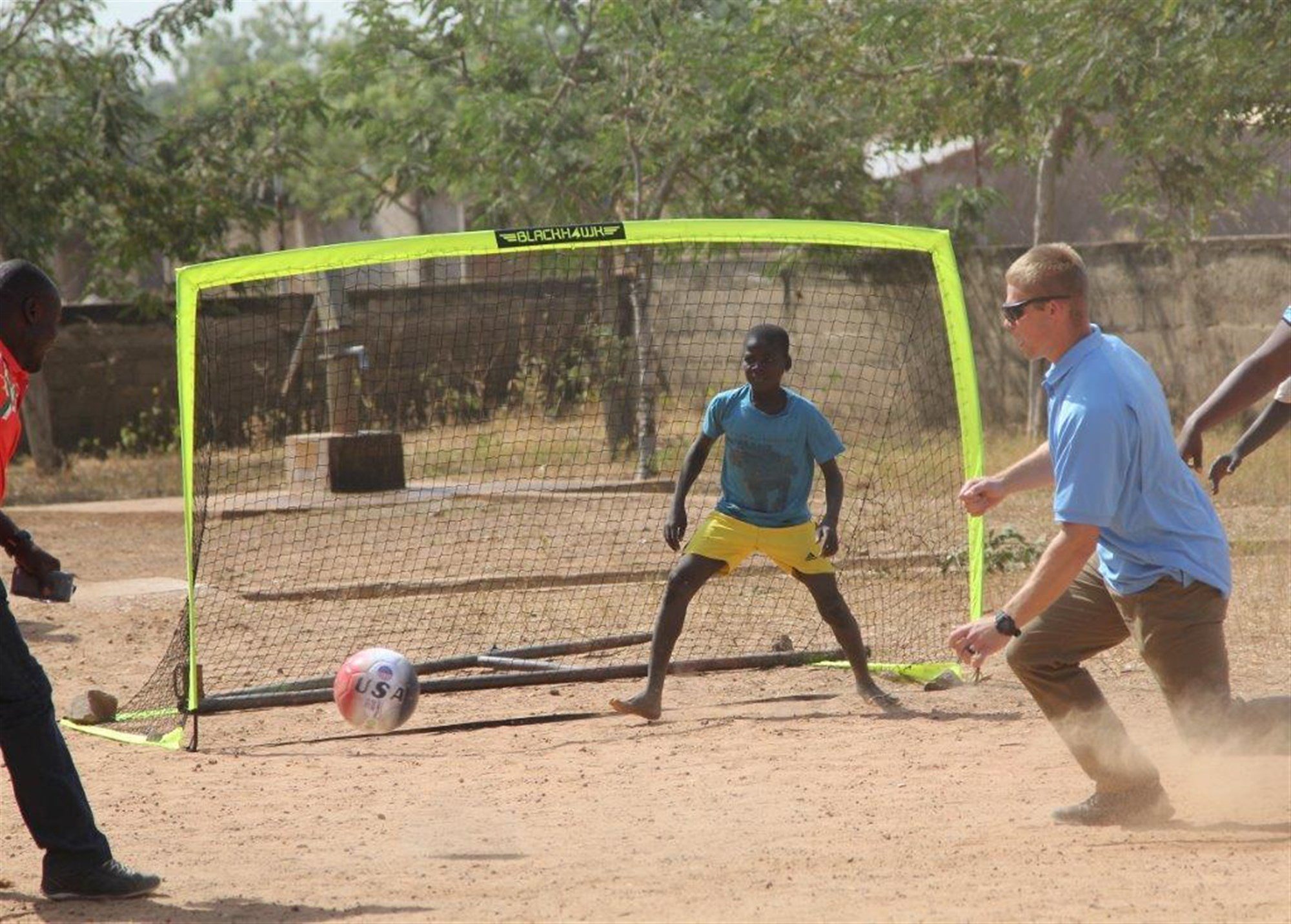 Task Force Darby aids boys in Cameroon