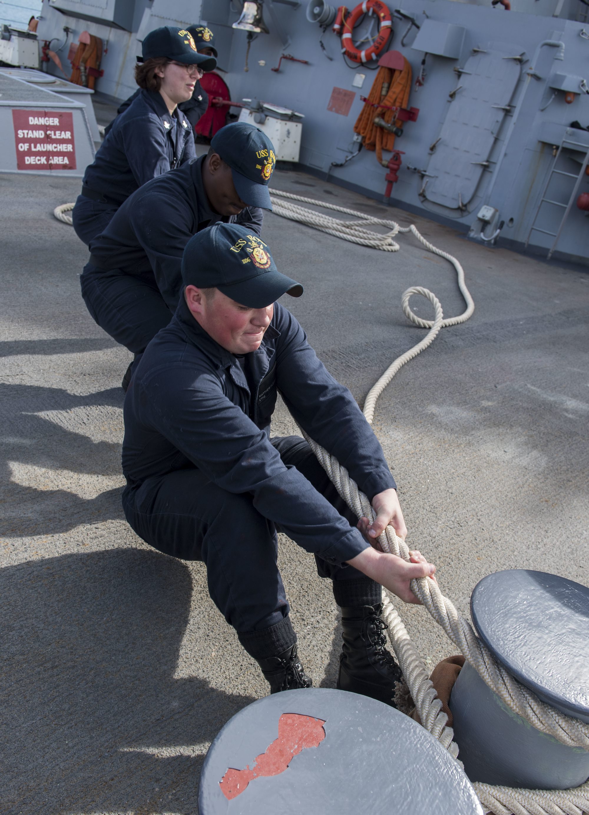 USS Ross Conducts Live-Fire Exercises with the Royal Moroccan Navy