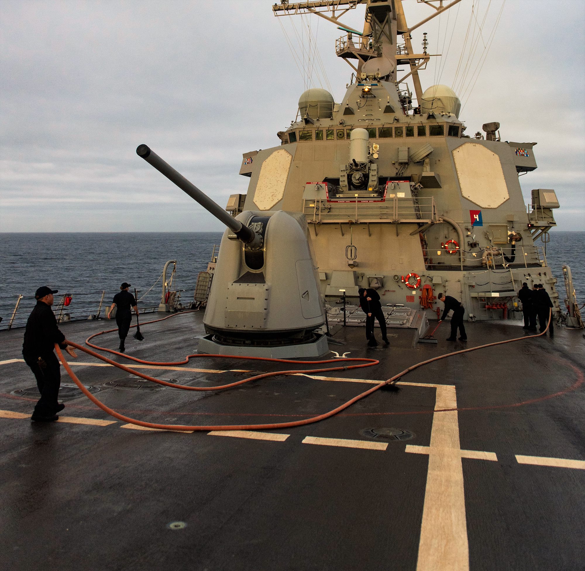 USS Ross Conducts Live-Fire Exercises with the Royal Moroccan Navy