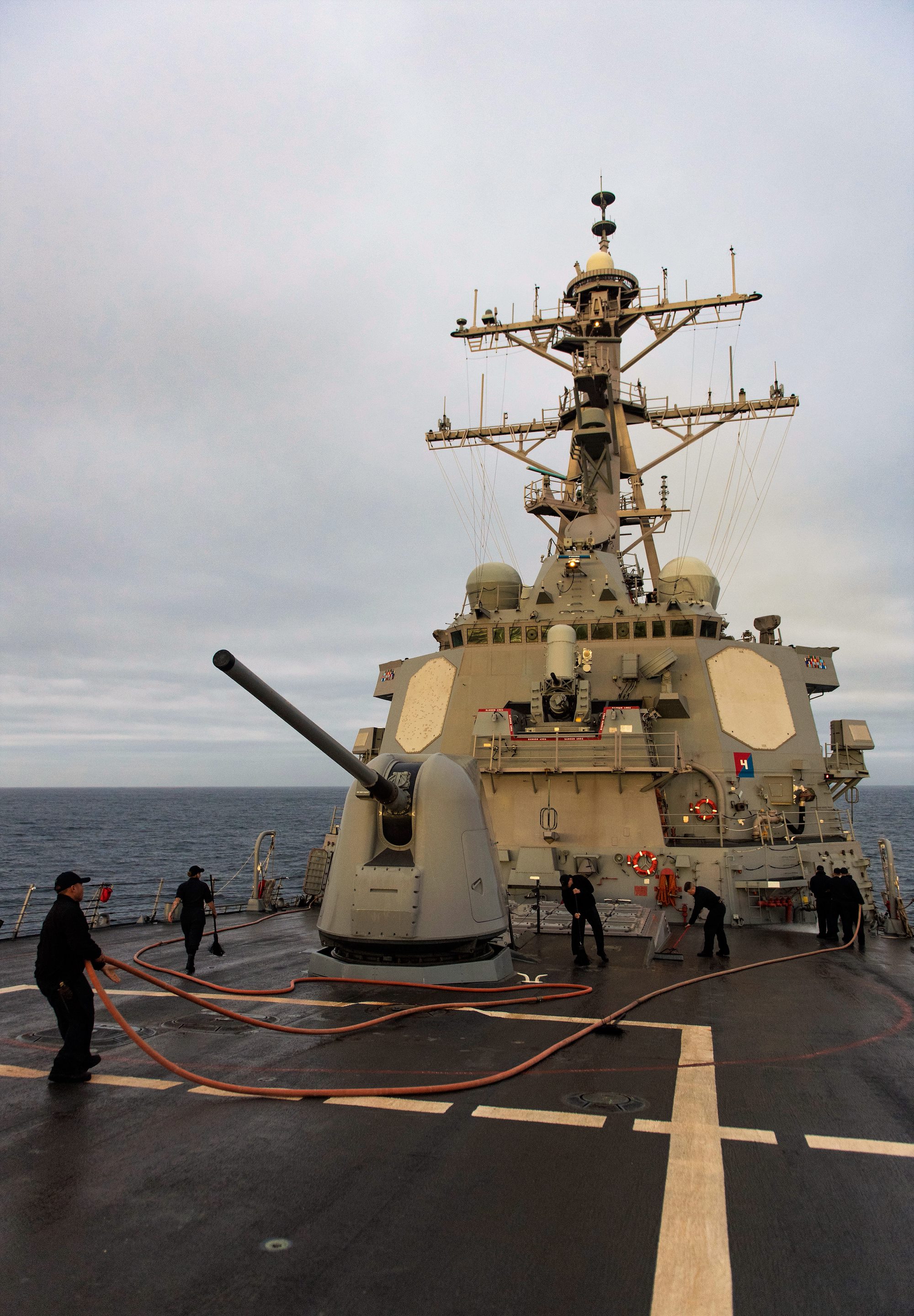 USS Ross Conducts Live-Fire Exercises with the Royal Moroccan Navy