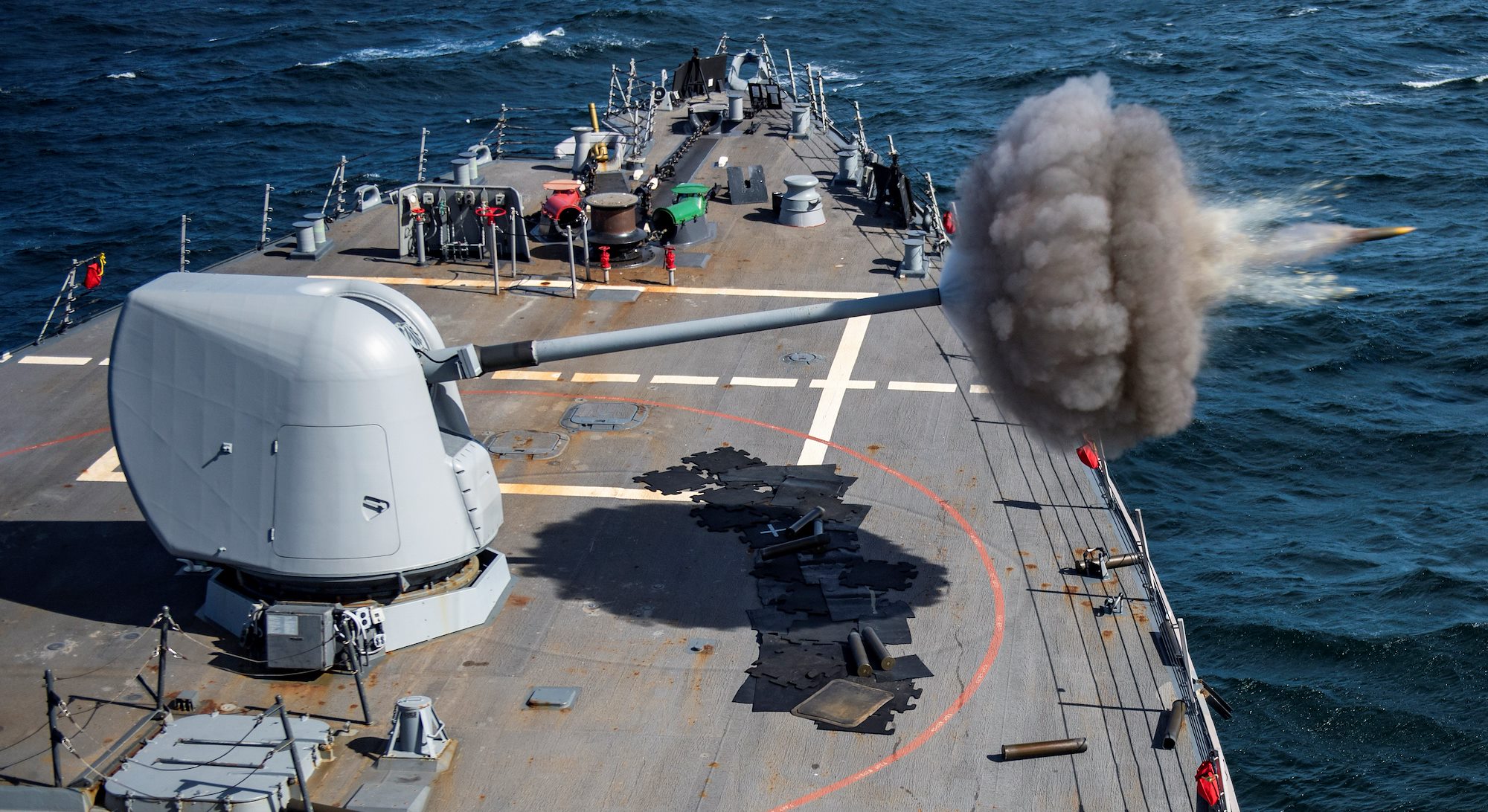USS Ross Conducts Live-Fire Exercises with the Royal Moroccan Navy
