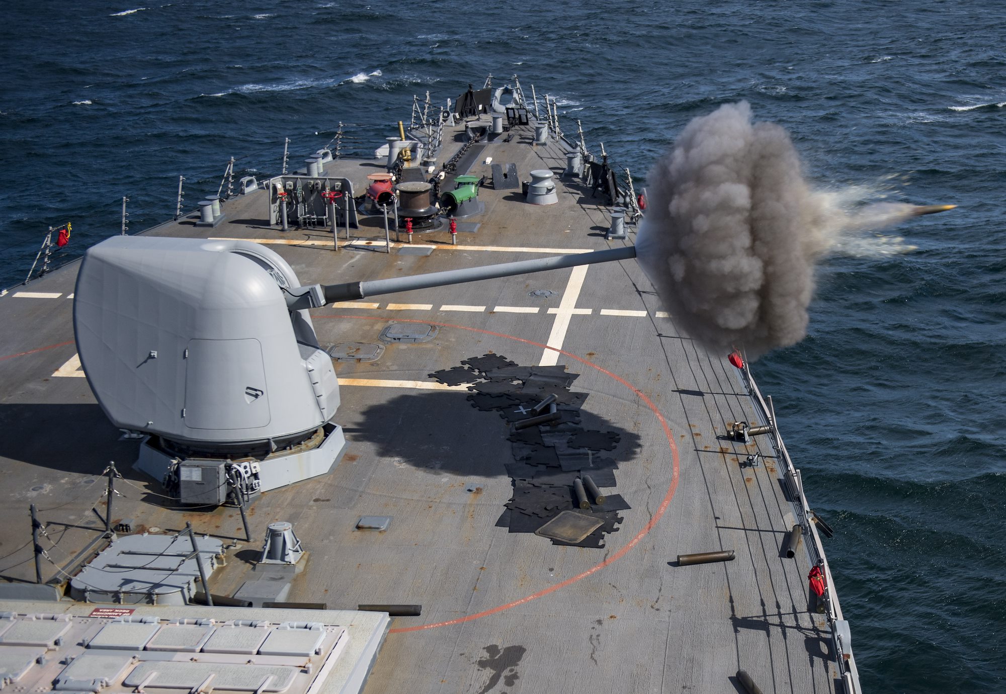 USS Ross Conducts Live-Fire Exercises with the Royal Moroccan Navy