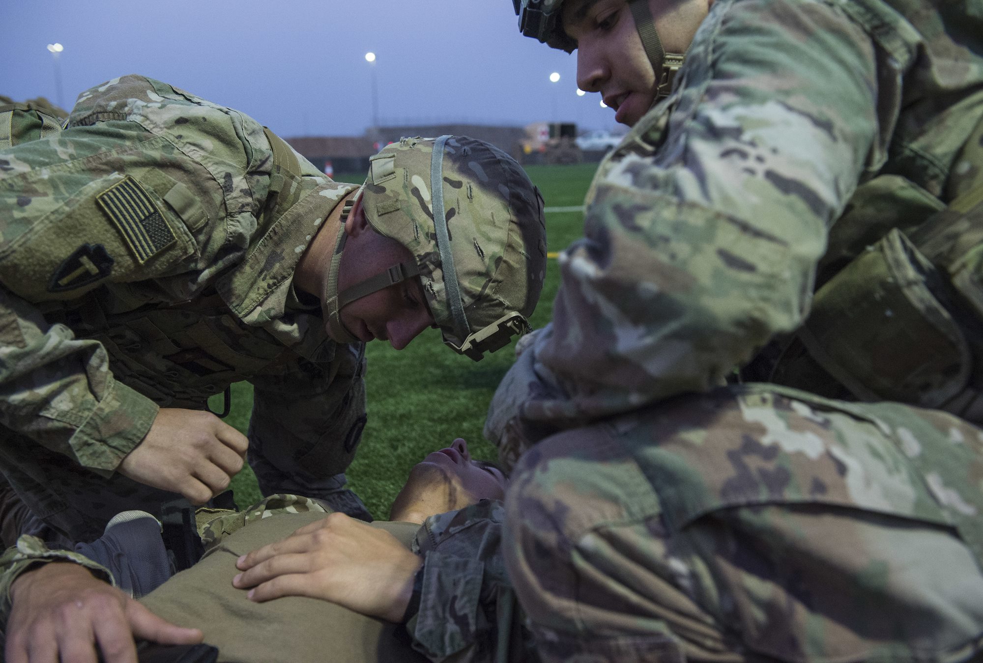 CJTF-HOA Site Security Team conducts medical training