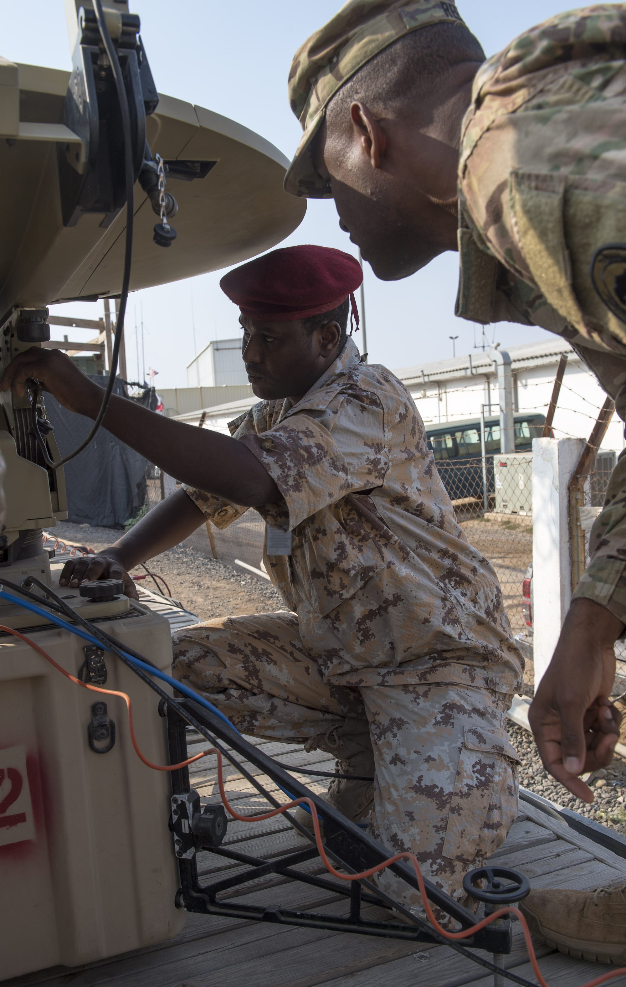 CJTF-HOA shares communications expertise with Djiboutian counterparts