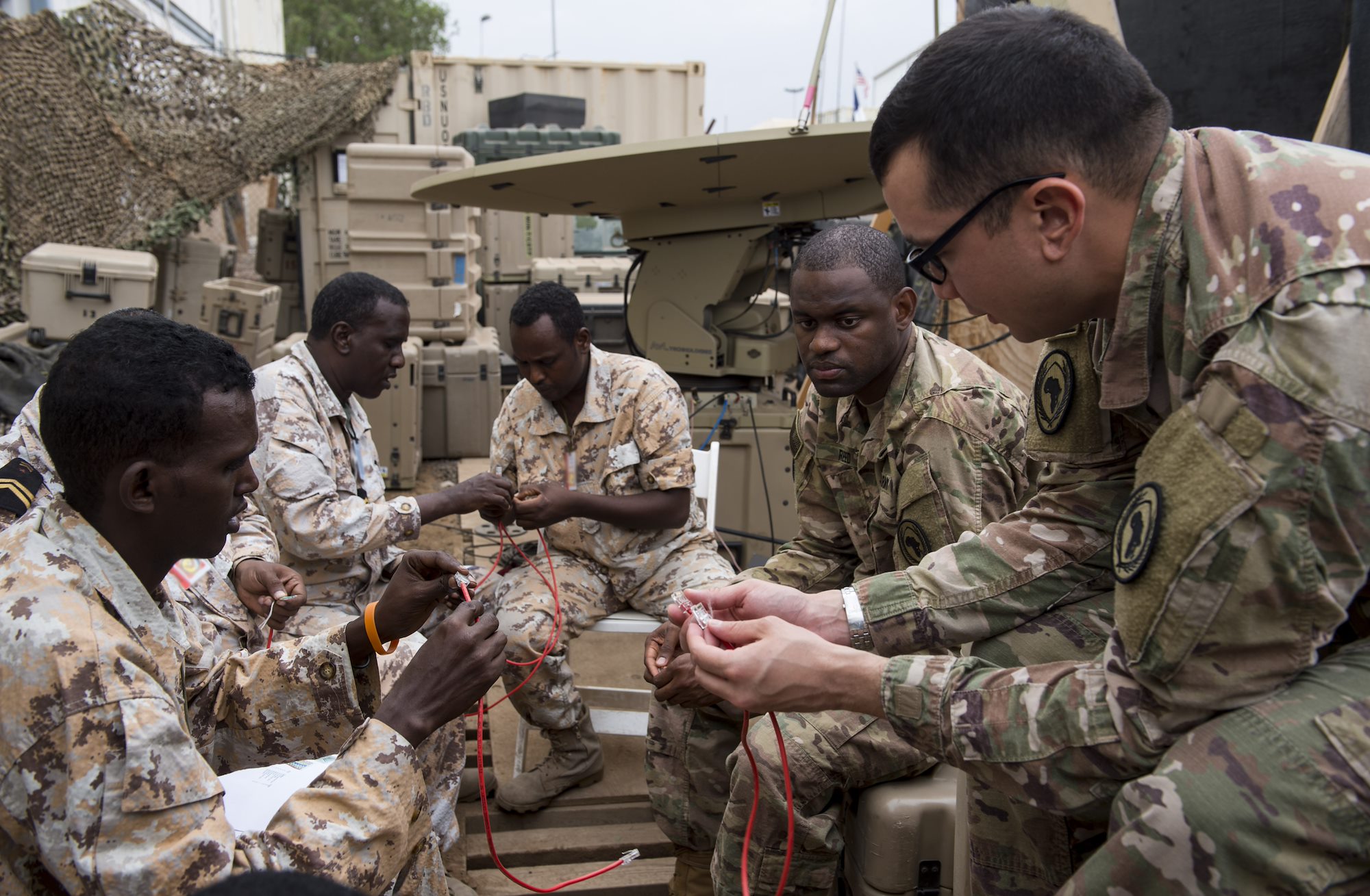 CJTF-HOA shares communications expertise with Djiboutian counterparts