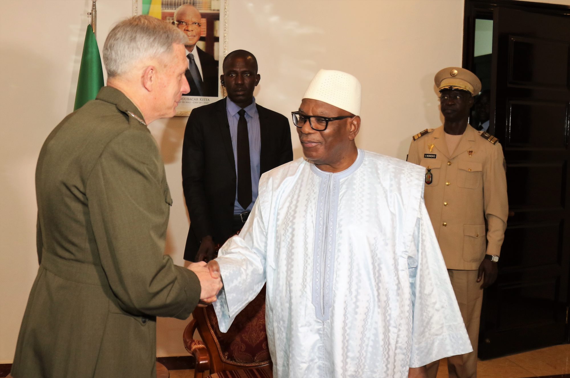 AFRICOM Commander Meets with Malian President, Senior Defense Officials