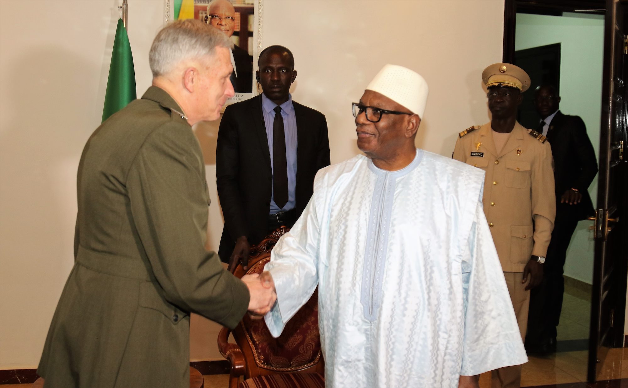 AFRICOM Commander Meets with Malian President, Senior Defense Officials