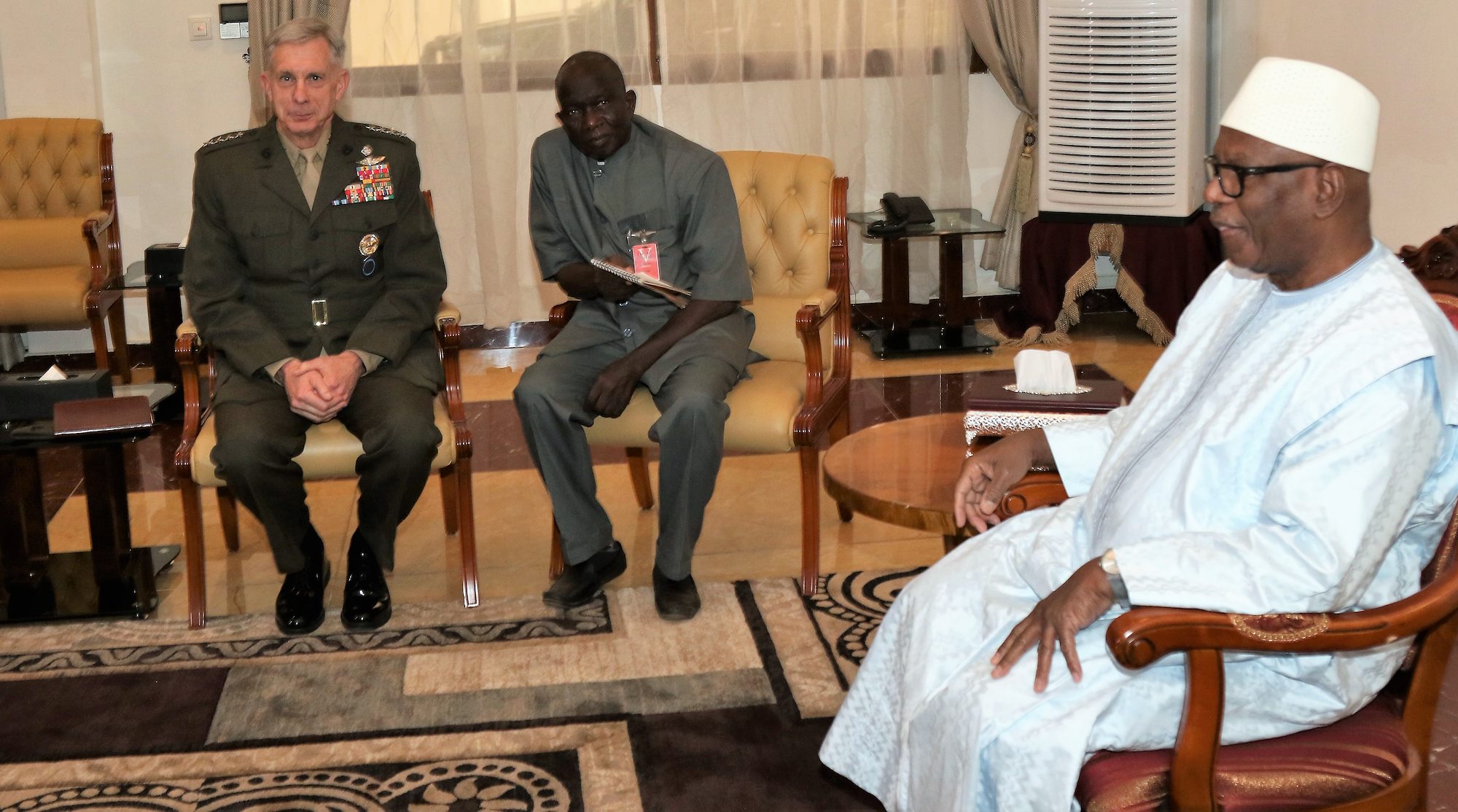 AFRICOM Commander Meets with Malian President, Senior Defense Officials