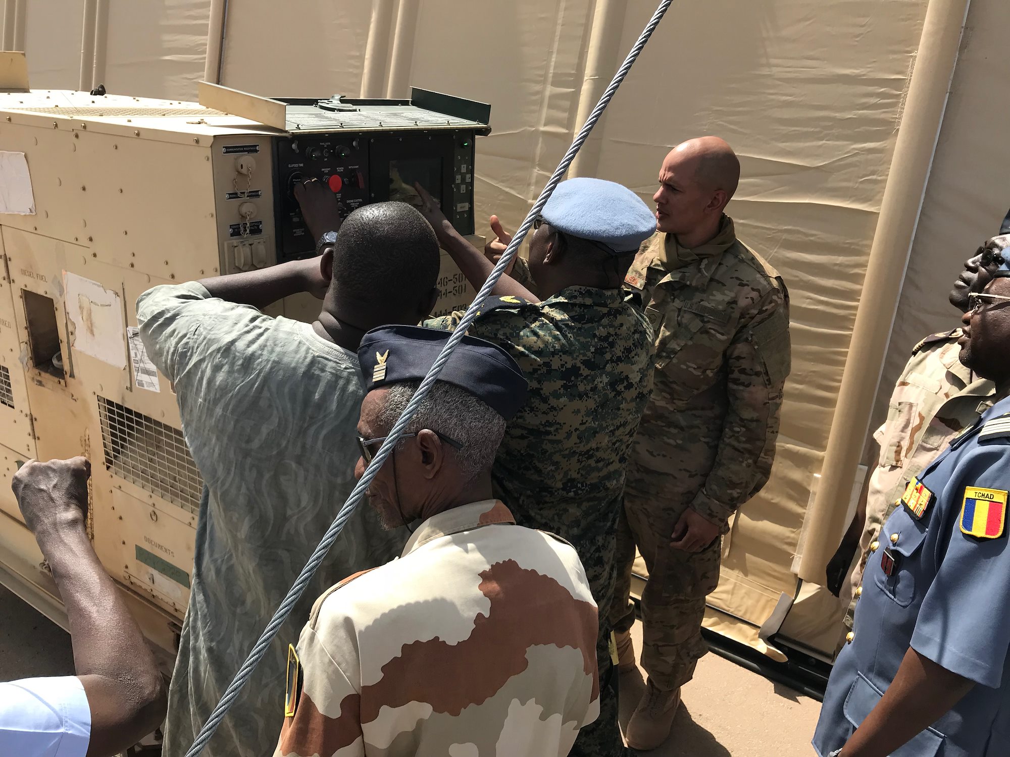 635th MMS Assists Chadian Air Force to overcome windstorm damage to aircraft