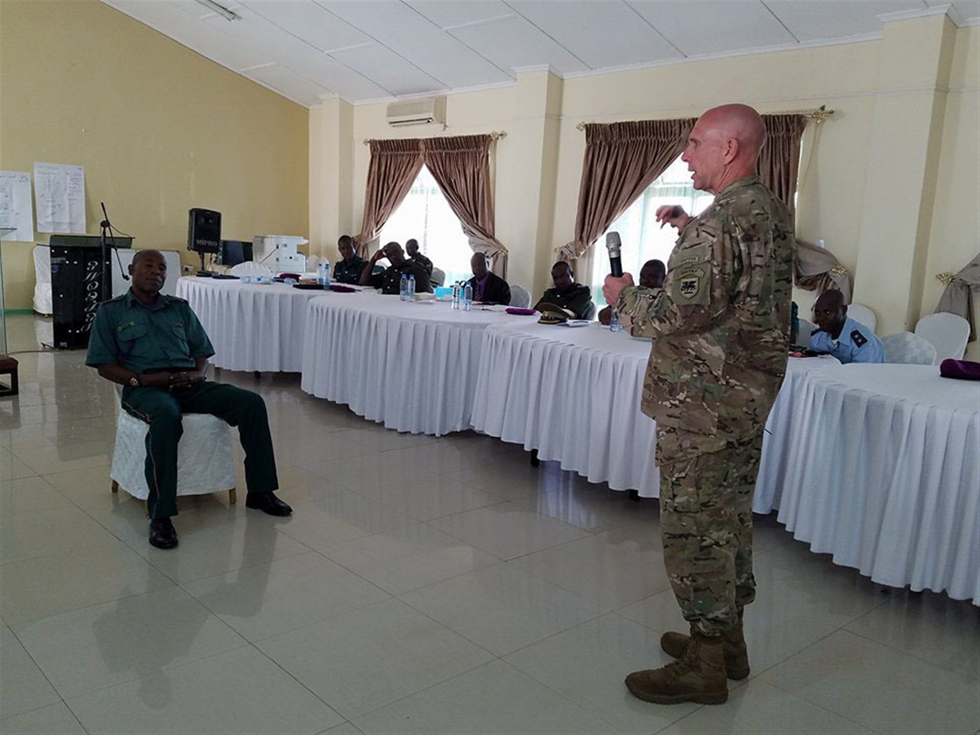 Zambia Defense Force, U.S. Army Africa chaplains discuss deployment cycle support, combat stresses