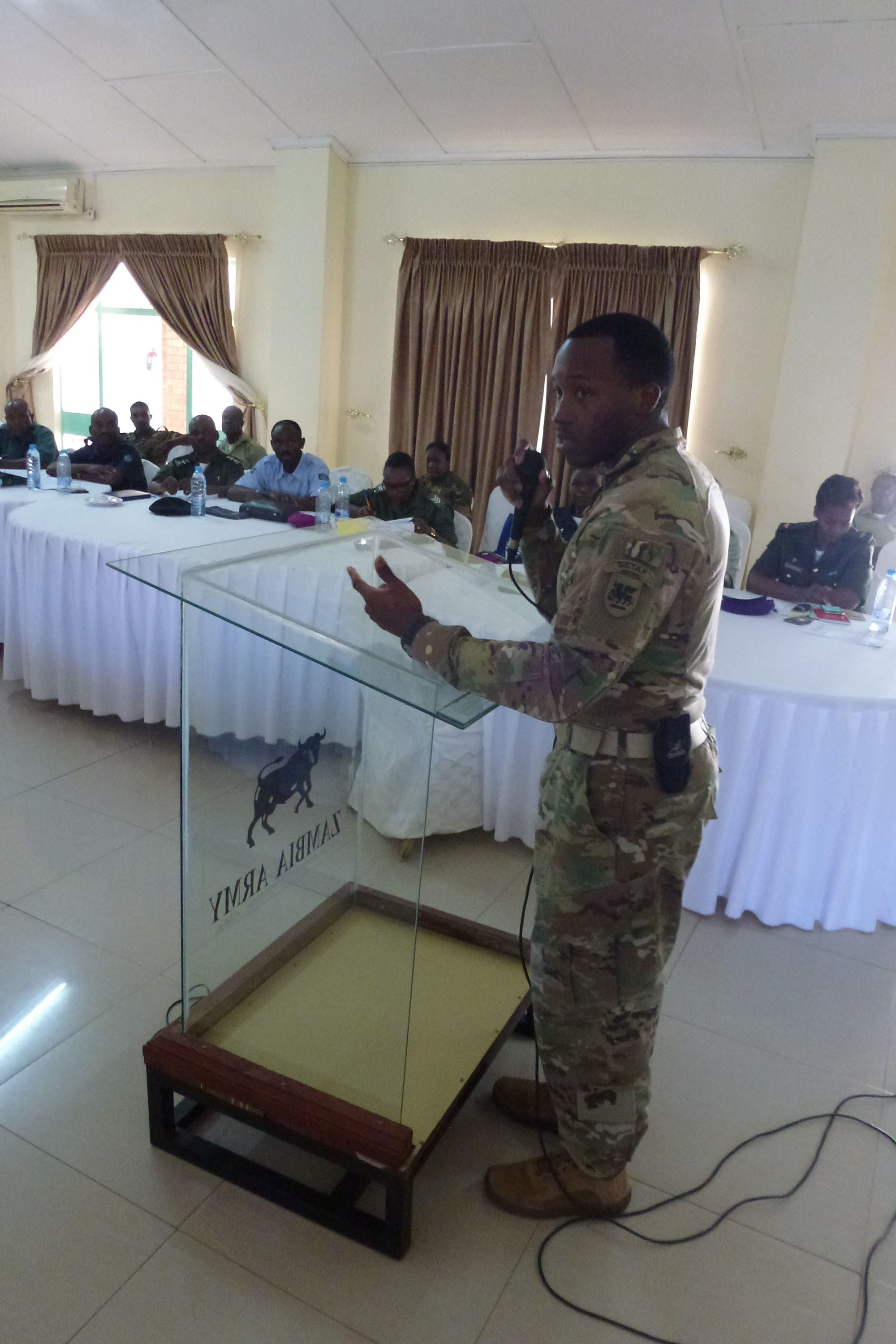 Zambia Defense Force, U.S. Army Africa chaplains discuss deployment cycle support, combat stresses