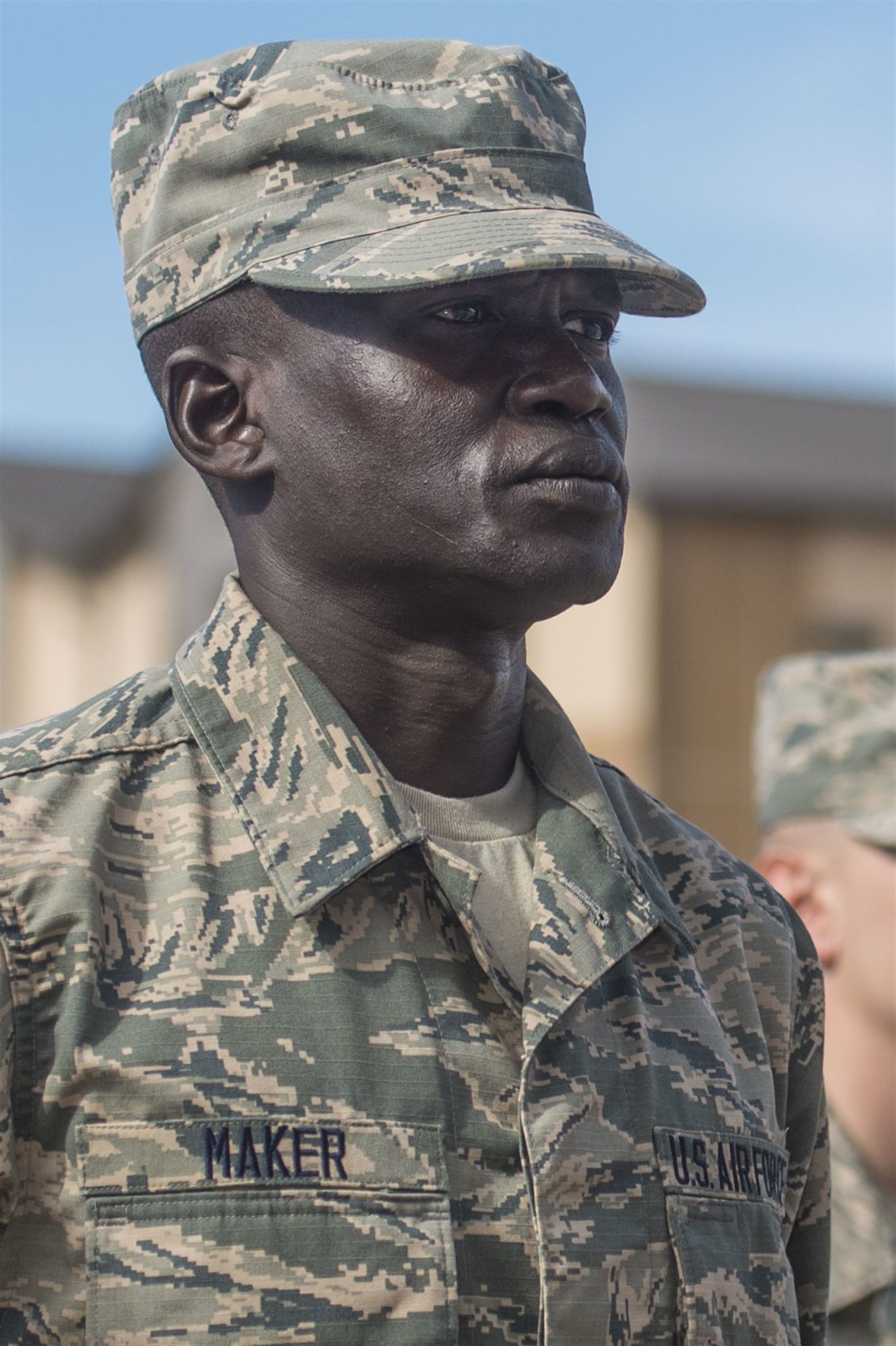 Former slave, two-time Olympian becomes an Airman