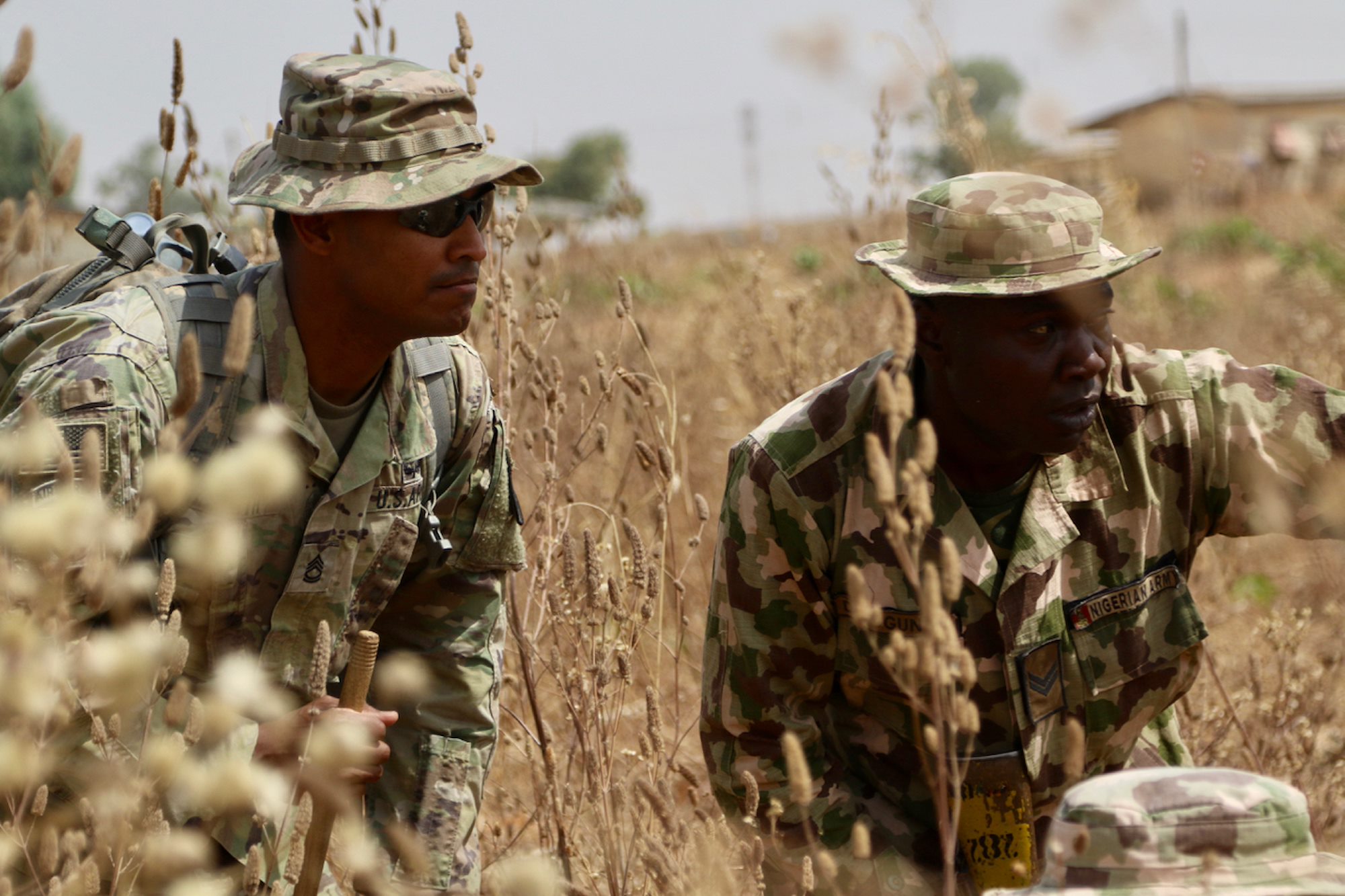 “Bring a knife and some dip” No-nonsense Soldiers Train Nigerian Infantry