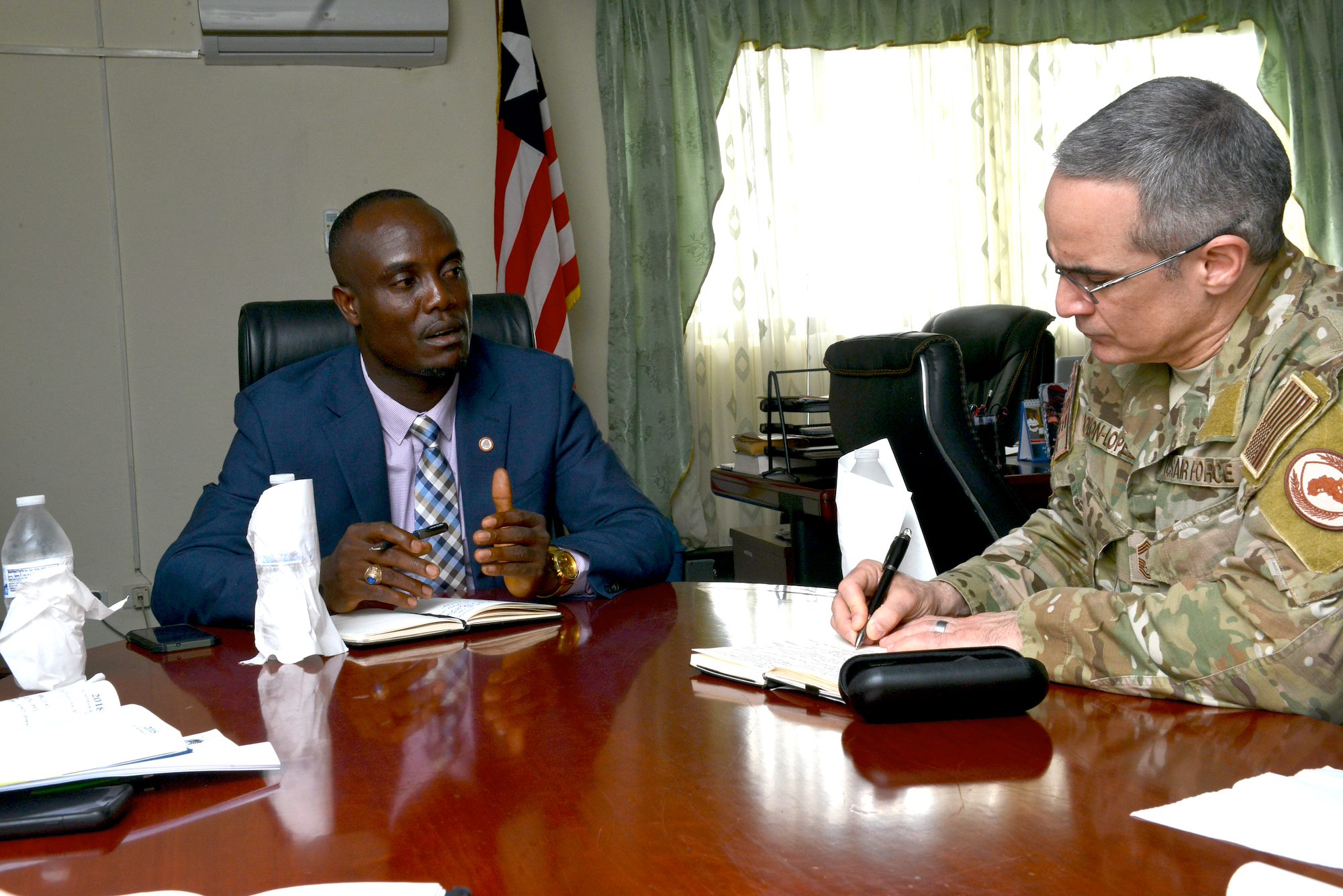 AFRICOM senior enlisted leader visits with Armed Forces of Liberia leadership; observes NCO development 