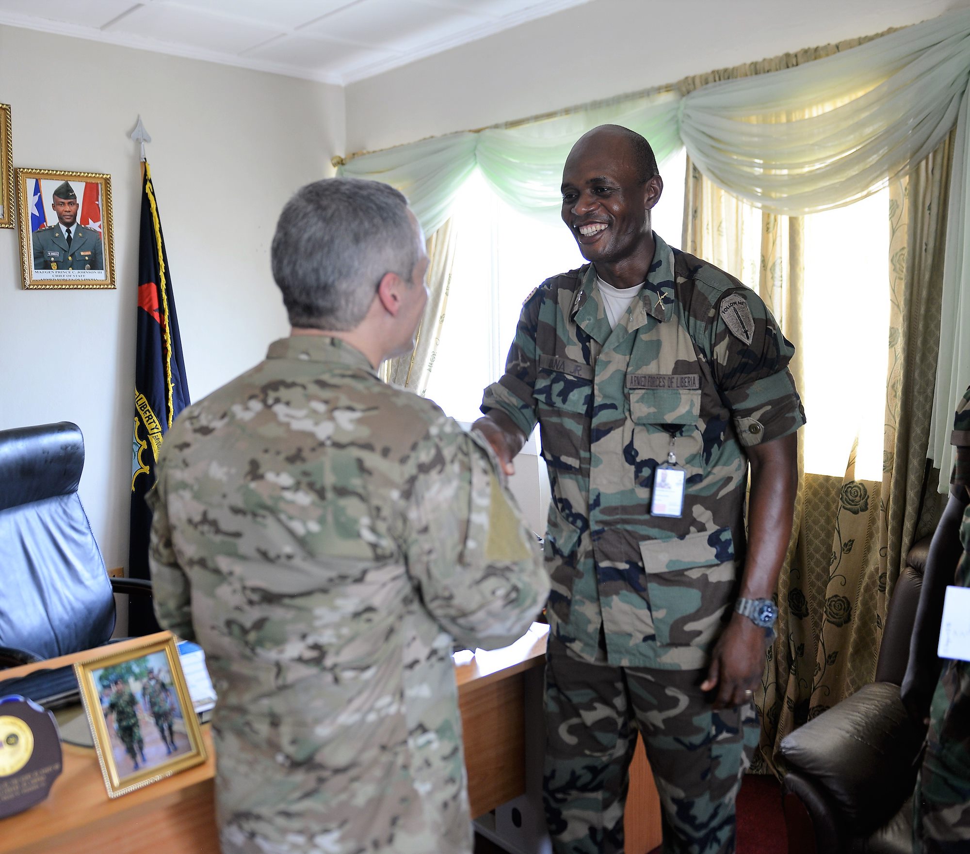 AFRICOM senior enlisted leader visits with Armed Forces of Liberia leadership; observes NCO development 