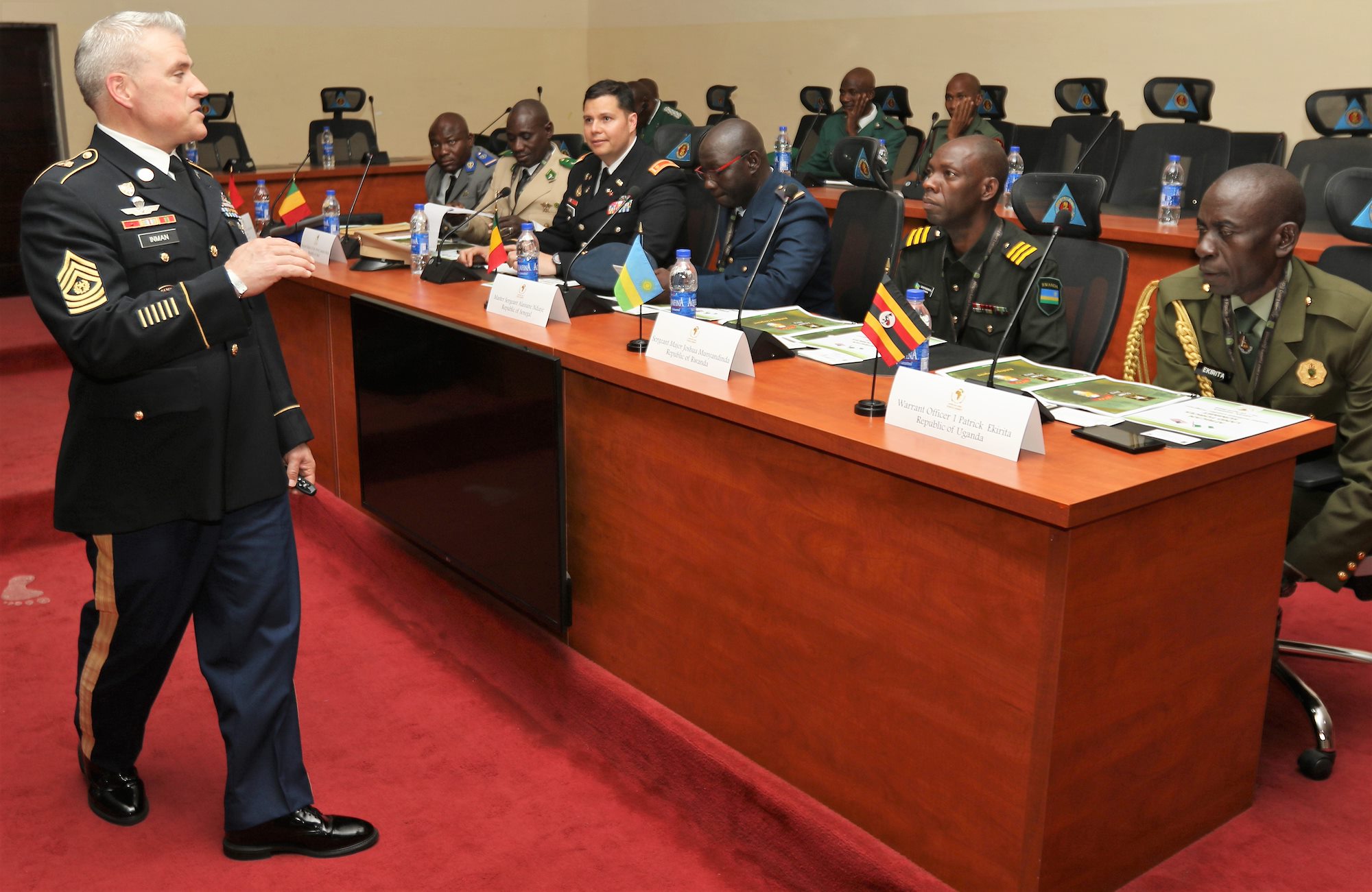 Senior enlisted leaders foster relationships at African Land Forces Summit