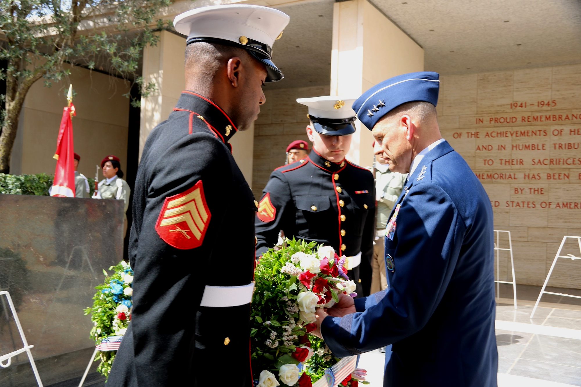 Memorial Day ceremony conducted in North Africa