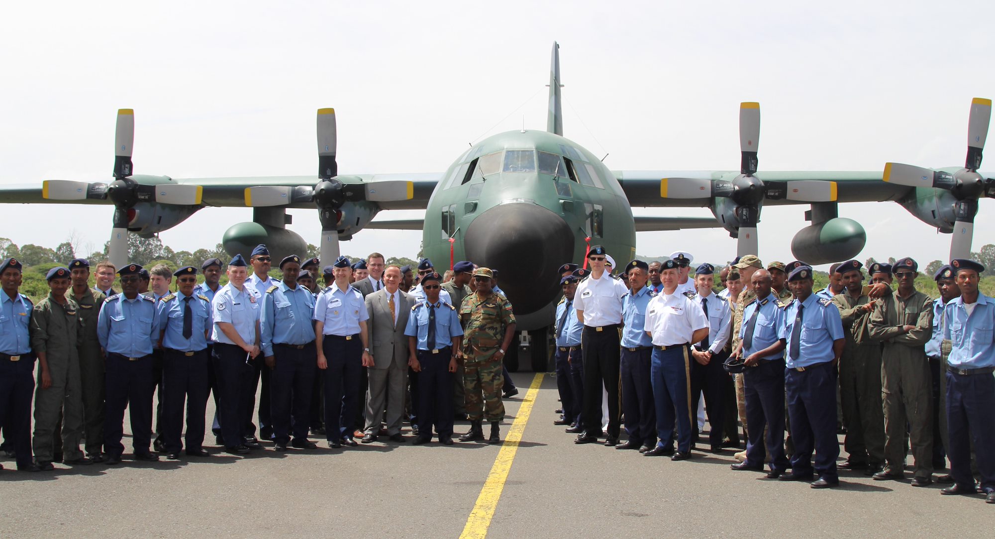 U.S. government delivers C-130 aircraft to Ethiopia