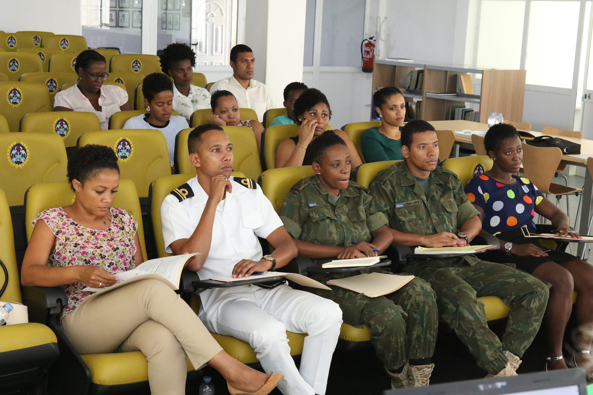 AFRICOM and Cabo Verdean military public affairs officers hold an information exchange 