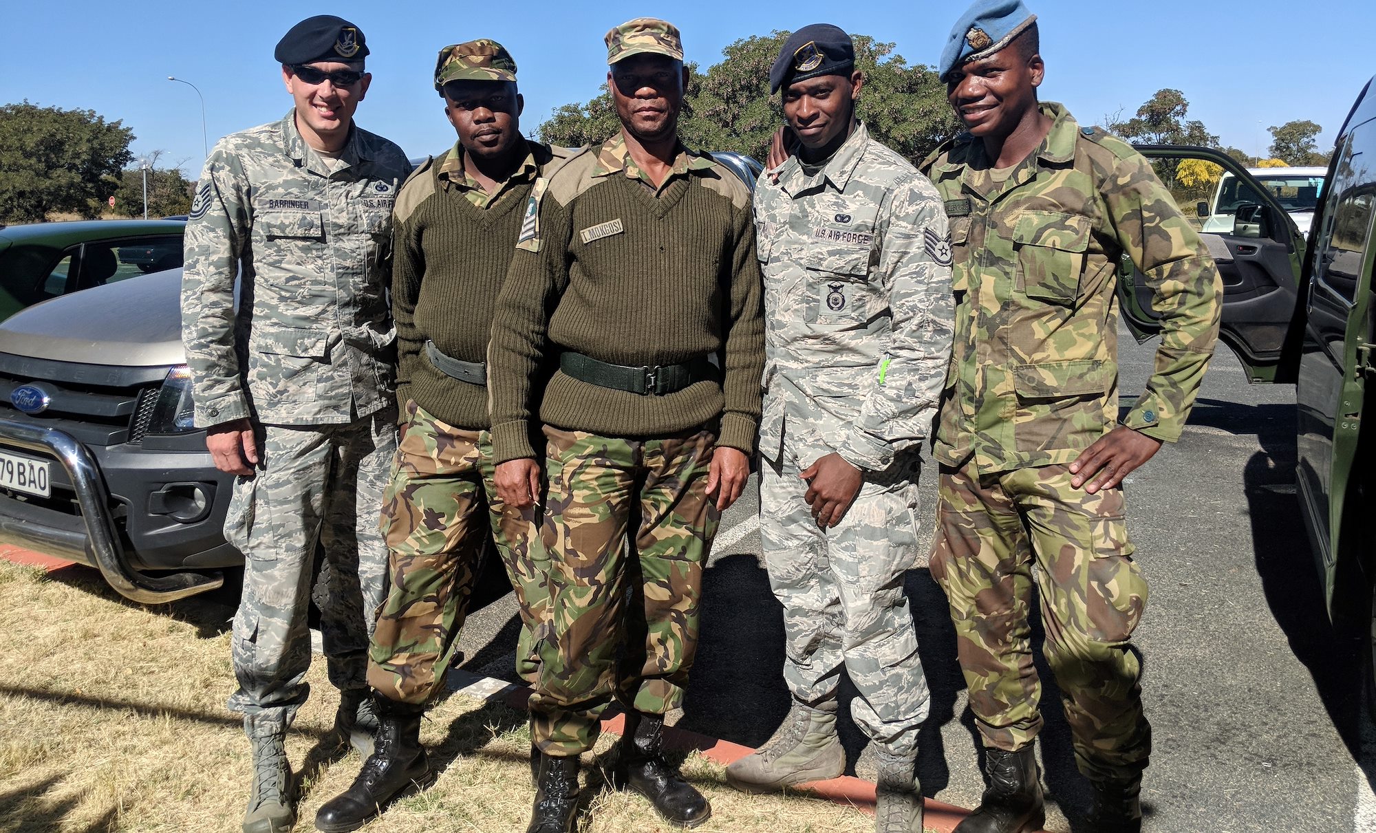 North Carolina Air National Guard security forces visit Botswana