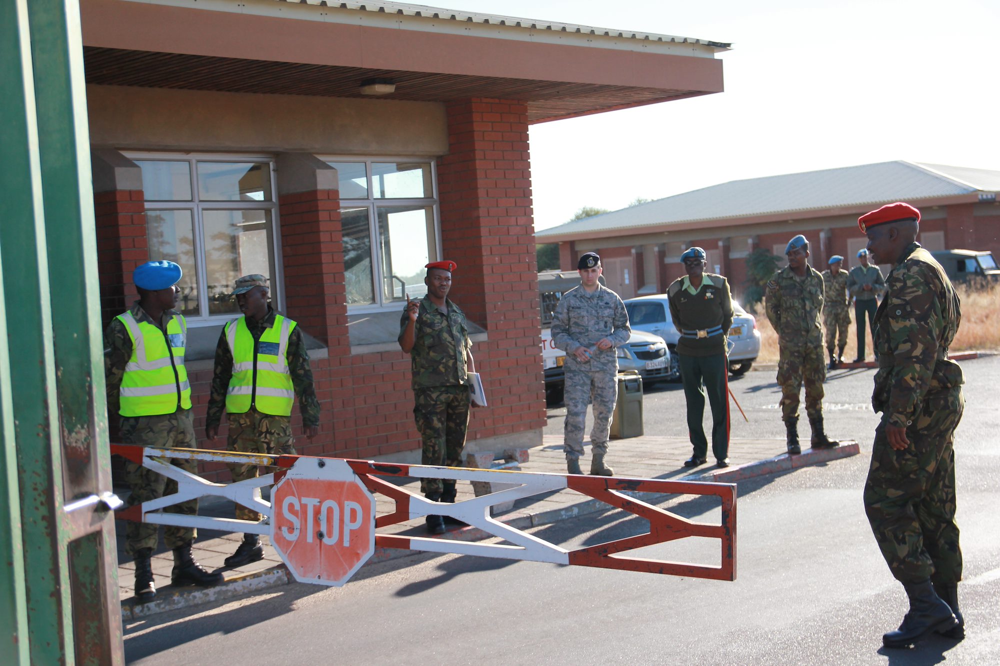 North Carolina Air National Guard security forces visit Botswana
