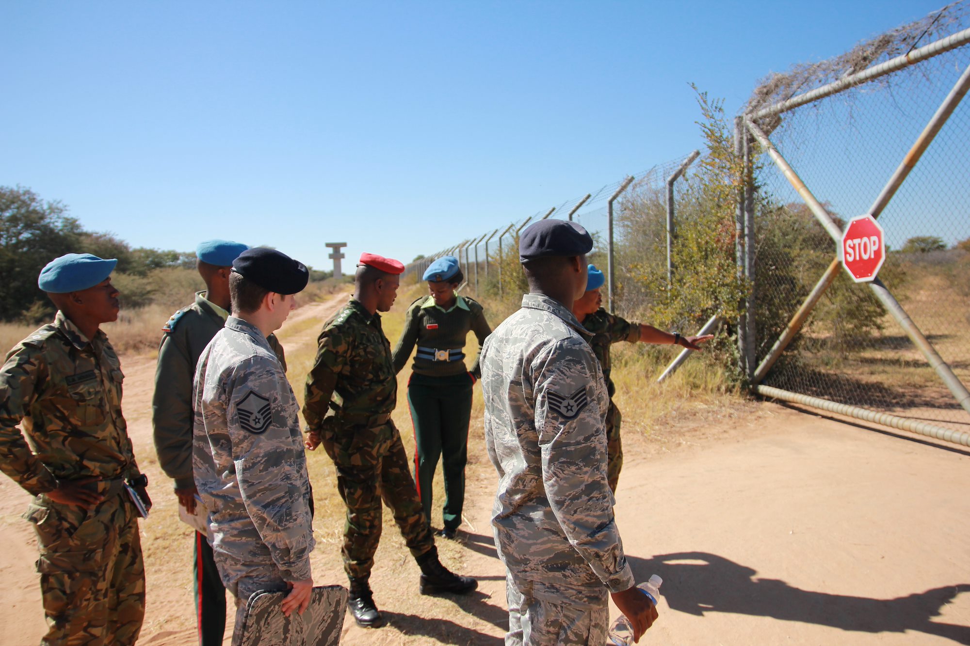 North Carolina Air National Guard security forces visit Botswana