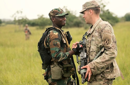 10th Mountain, Ghana Armed Forces participate in UA18 FTX