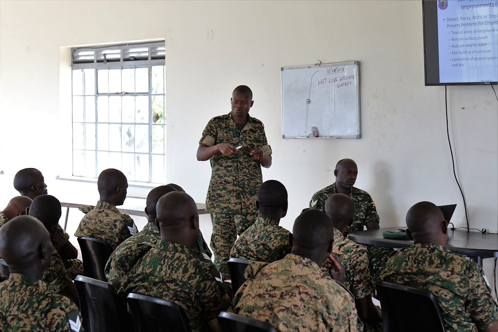 AFRICOM’s top NCO meets with Uganda Peoples’ Defence Force leaders