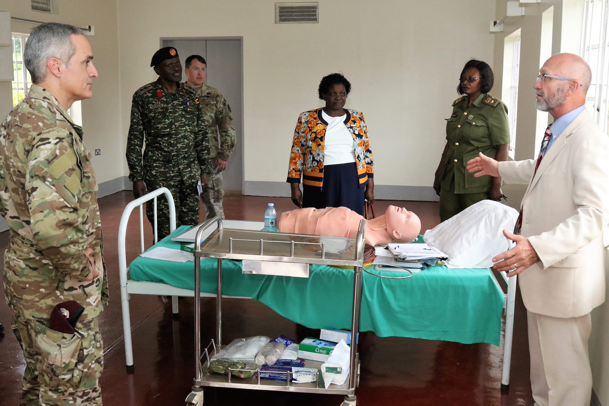 AFRICOM’s top NCO meets with Uganda Peoples’ Defence Force leaders