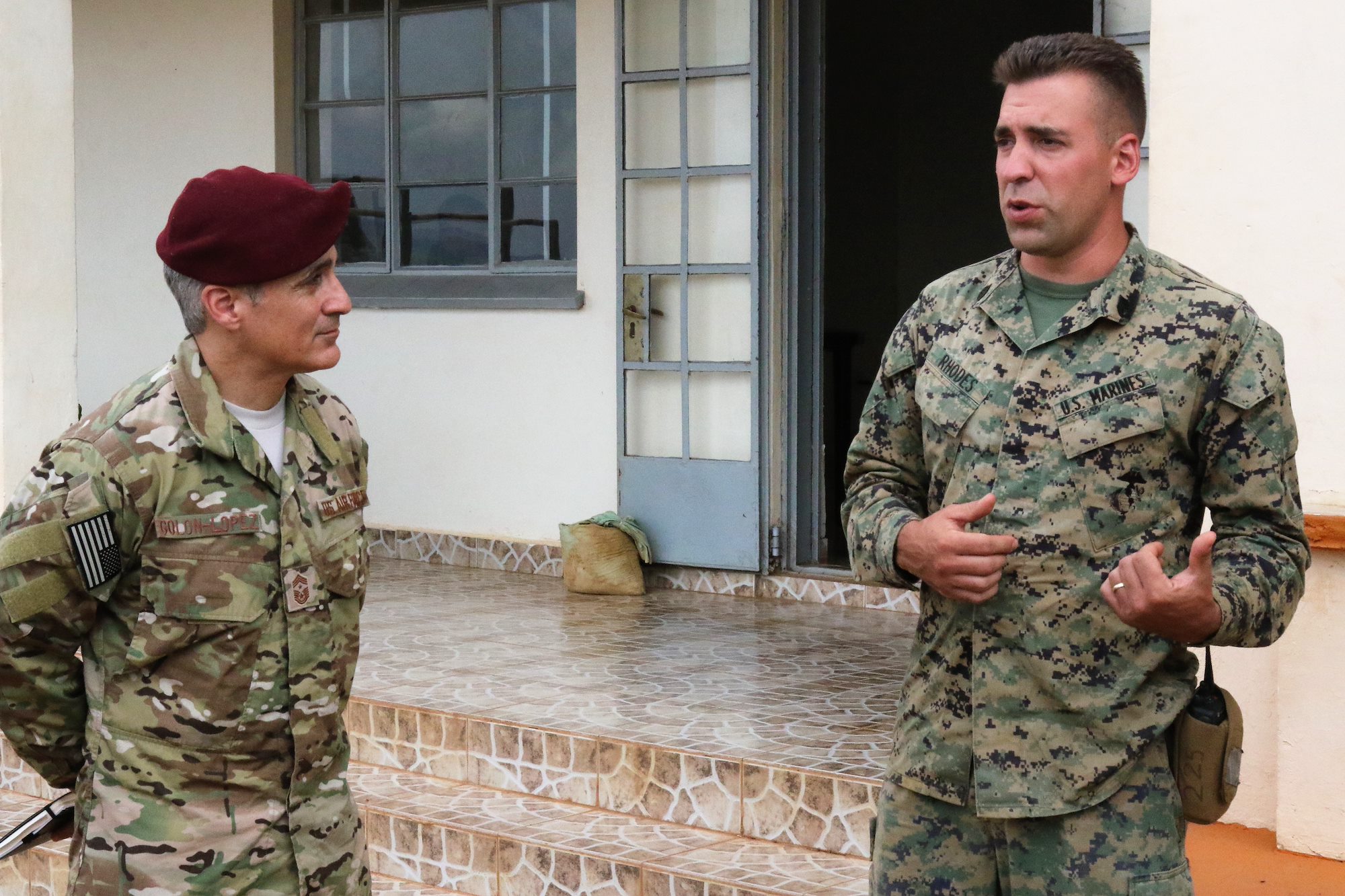 AFRICOM’s top NCO meets with Uganda Peoples’ Defence Force leaders