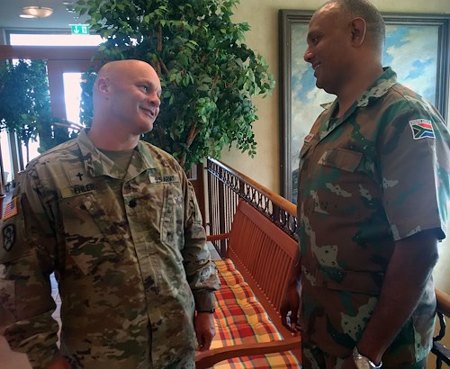 African and American chaplains share ideas